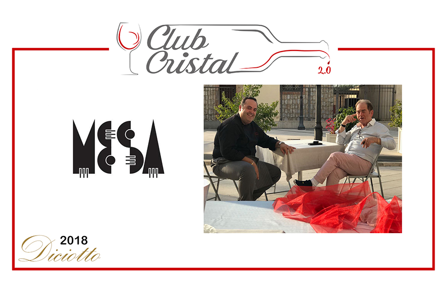 I due Chef insieme per il Club Cristal con i vini di MESA